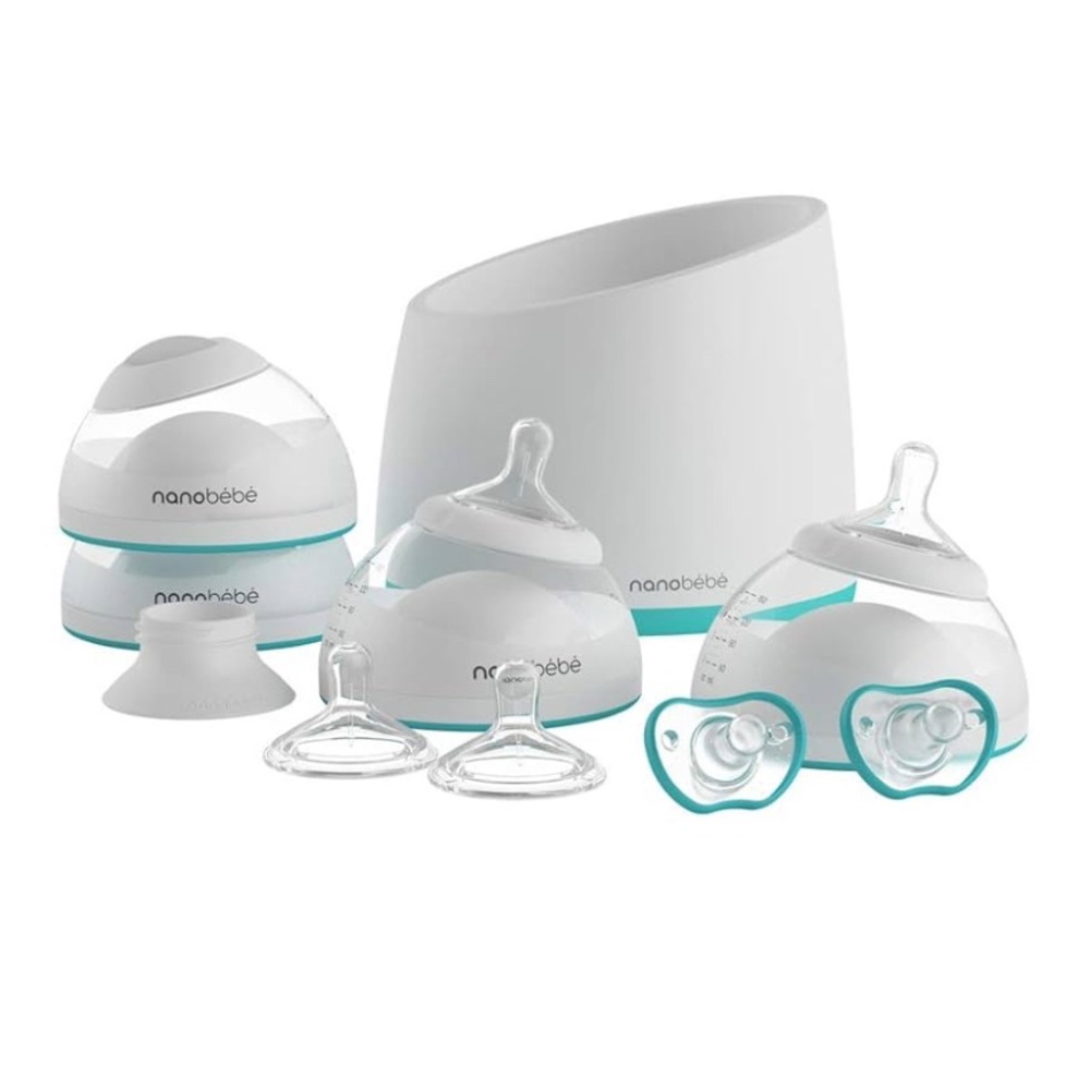 NWOT Nanobébé Baby Bottle and Accessories Set